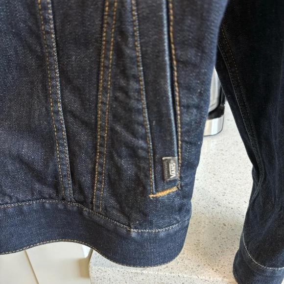 Vans dark denim jean jacket - Picture 7 of 7